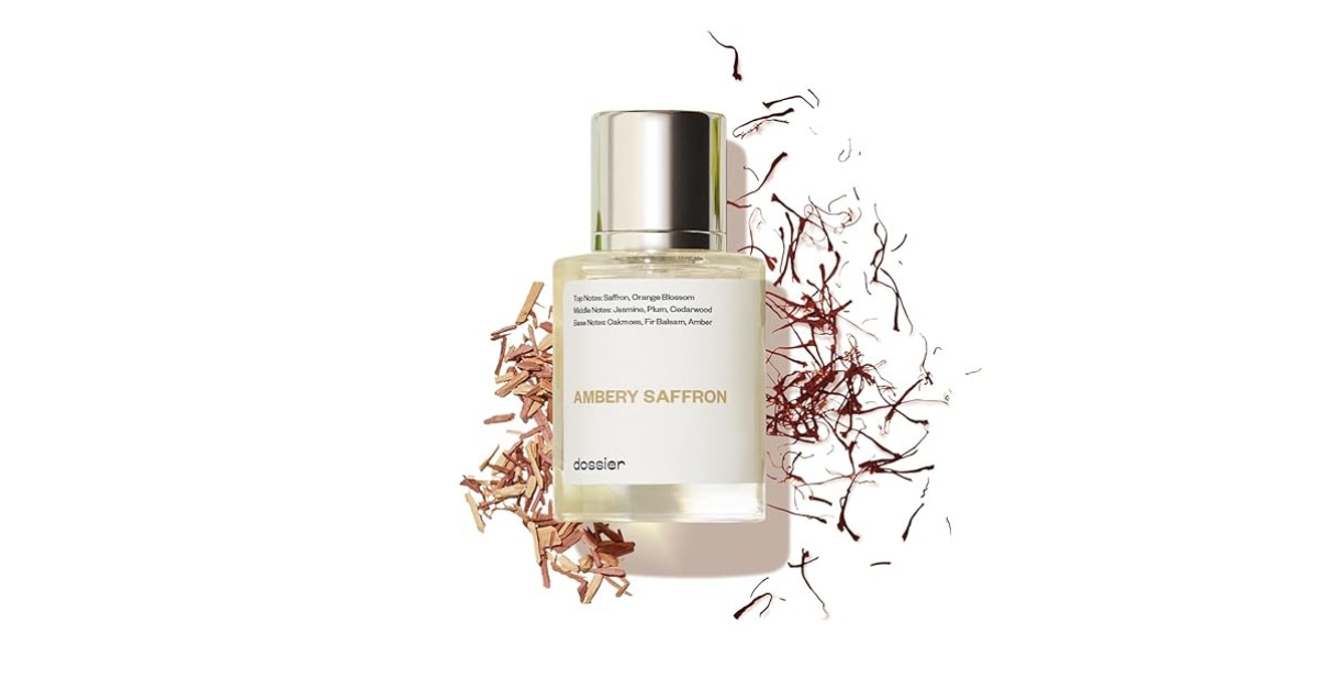 Dossier – Ambery Saffron Dossier – Ambery Saffron, affordable vegan perfumes for sensitive skin