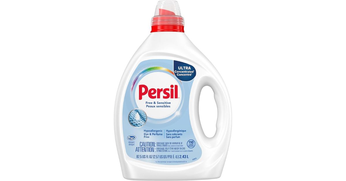Persil ProClean Sensitive Skin Laundry Detergent, hypoallergenic laundry detergent
