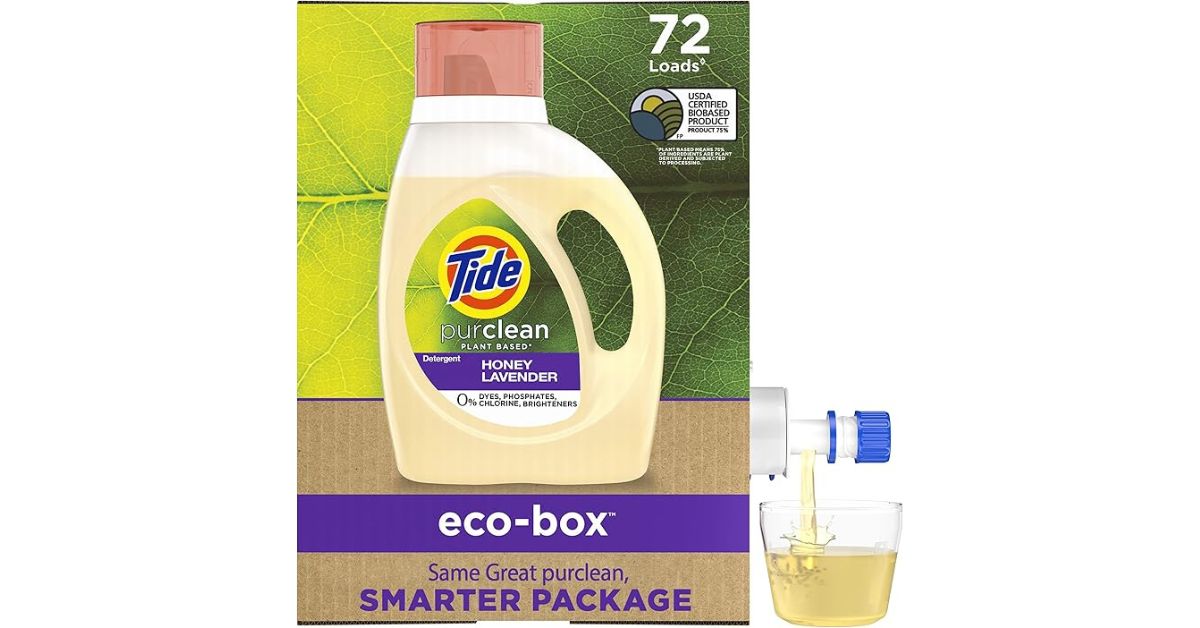Tide Purclean Liquid Laundry Detergent, Honey Lavender Tide Purclean Liquid Laundry Detergent, Honey Lavender, high-end laundry detergents