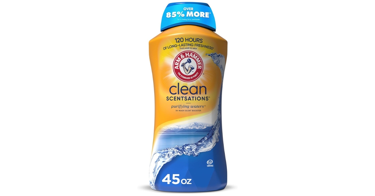 ARM & HAMMER Clean Scentsations In-Wash Scent Booster, best laundry odor remover