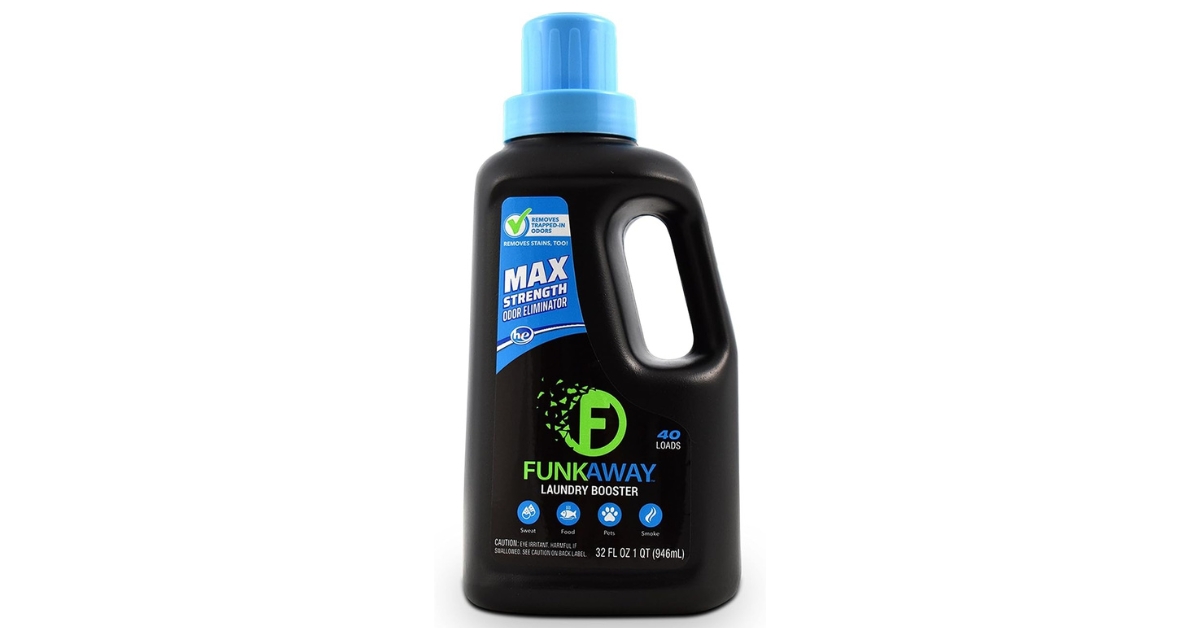 FunkAway Laundry Detergent Booster, best laundry odor remover