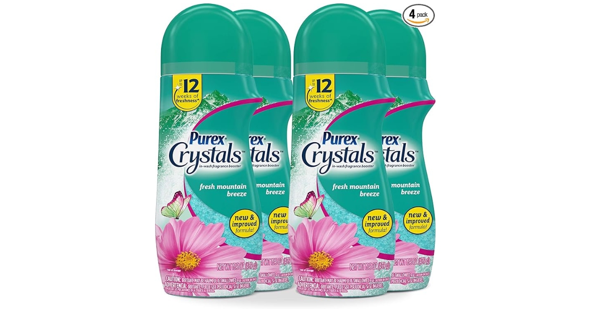 Purex Crystals In-Wash Fragrance and Scent Booster, laundry beads