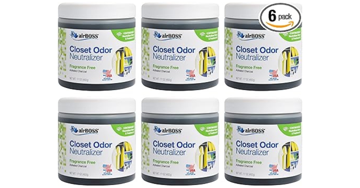 airBOSS Closet Odor Neutralizing Gel, closet odor eliminator