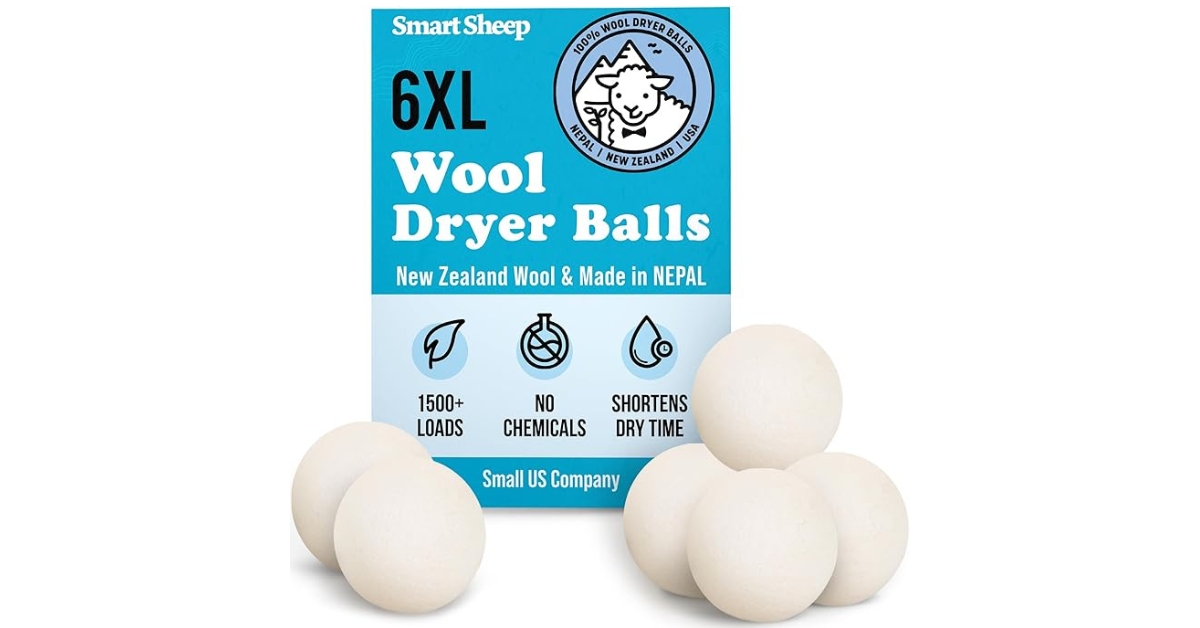 Smart Sheep Wool Dryer Balls, how to remove odor from clothes