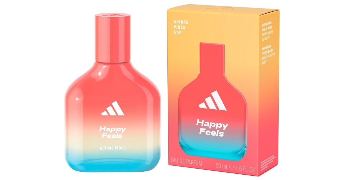 Adidas Vibes Happy Feels Eau de Parfum, Valentine’s fragrances by relationship stage