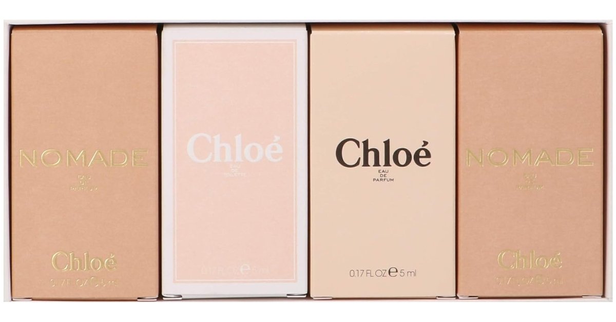 Chloe Mini Variety Gift Set, best perfume sampler kits