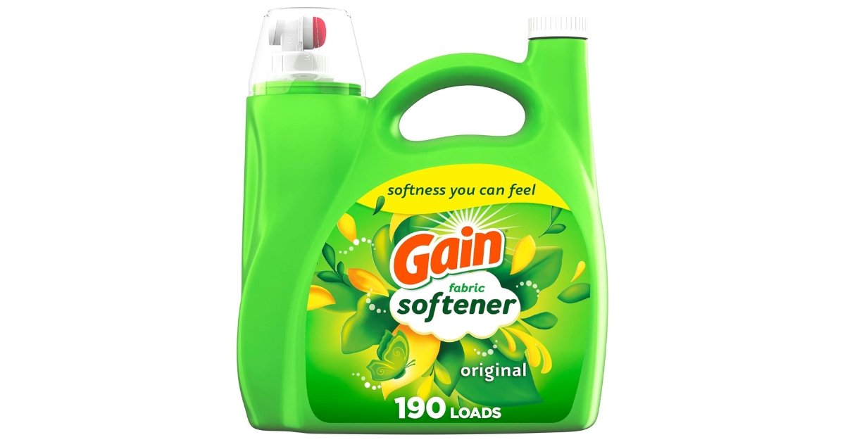 Gain Original Liquid Fabric Softener, best fabric softeners for long-lasting scent