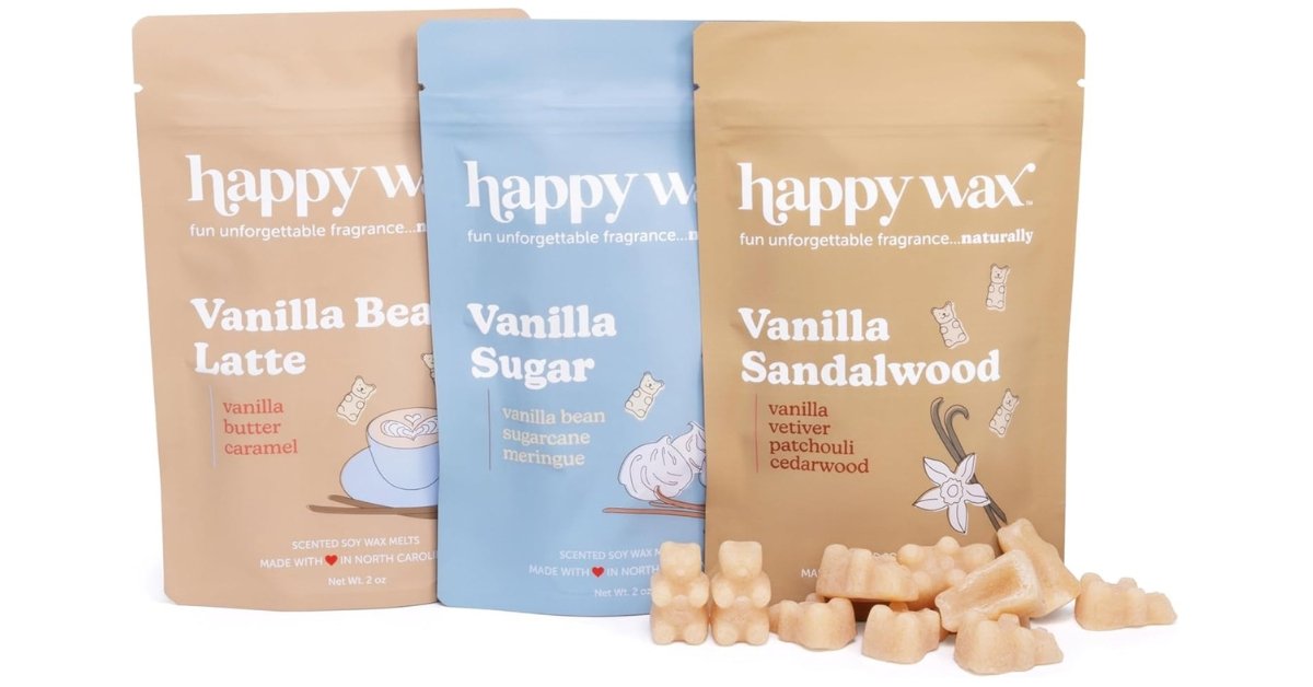 Happy Wax Soy Wax Melts, best wax melts for strong scent throw