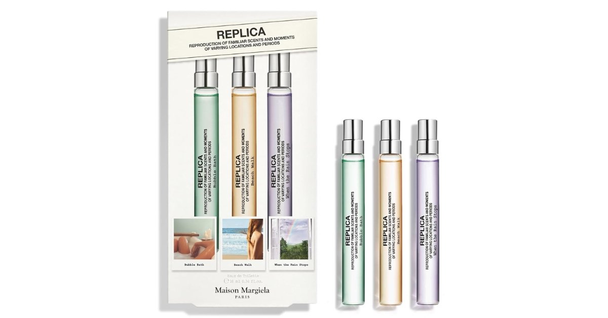 Maison Margiela Replica Travel Size Coffret, best perfume sampler kits