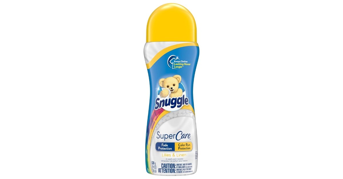 Snuggle SuperCare, best fabric softeners for long-lasting scent