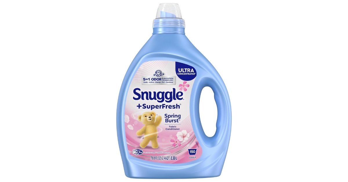 Snuggle SuperFresh, best fabric softeners for long-lasting scent