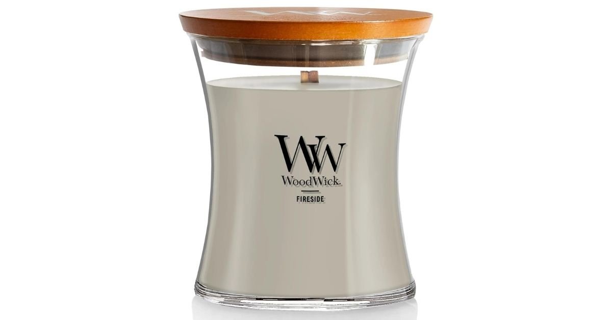WoodWick Fireside Medium Hourglass Candle (9.7 oz)