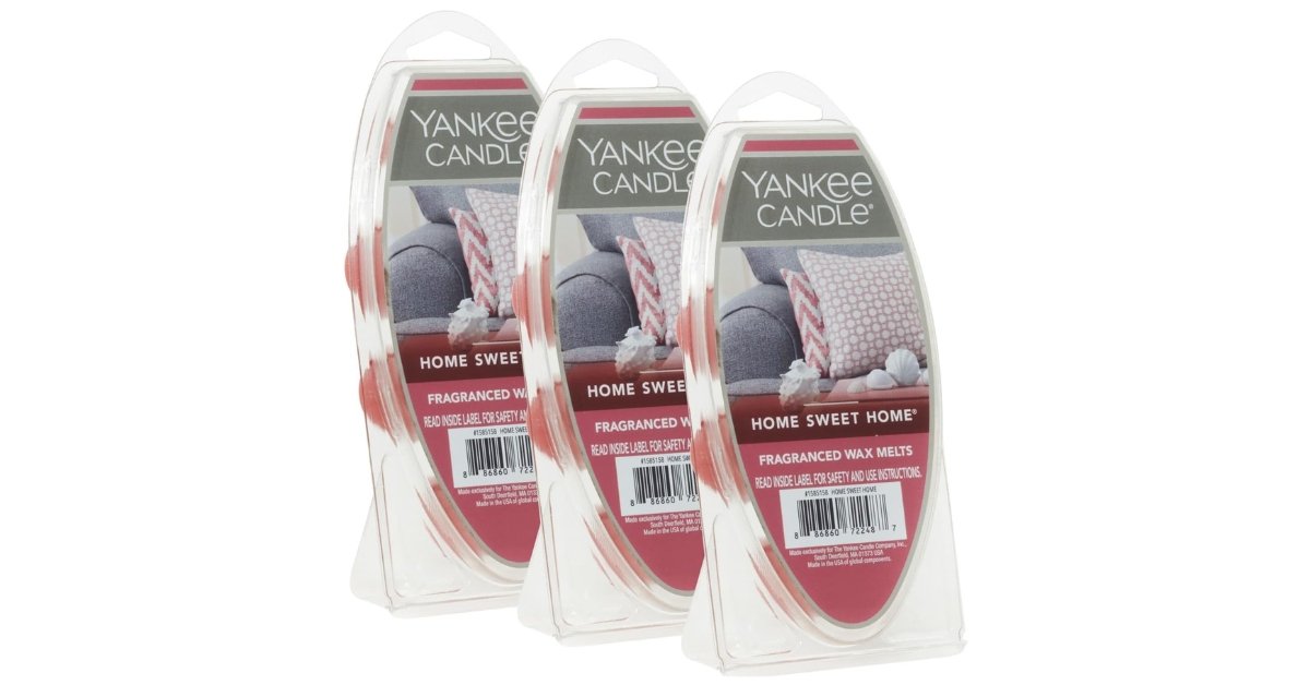 Yankee Candle Home Sweet Home Wax Melts, best wax melts for strong scent throw