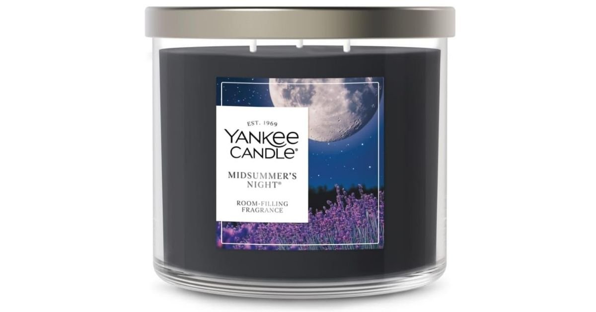 Yankee Candle Midsummer's Night 3-Wick (14.5 oz), best scented candles for filling a room