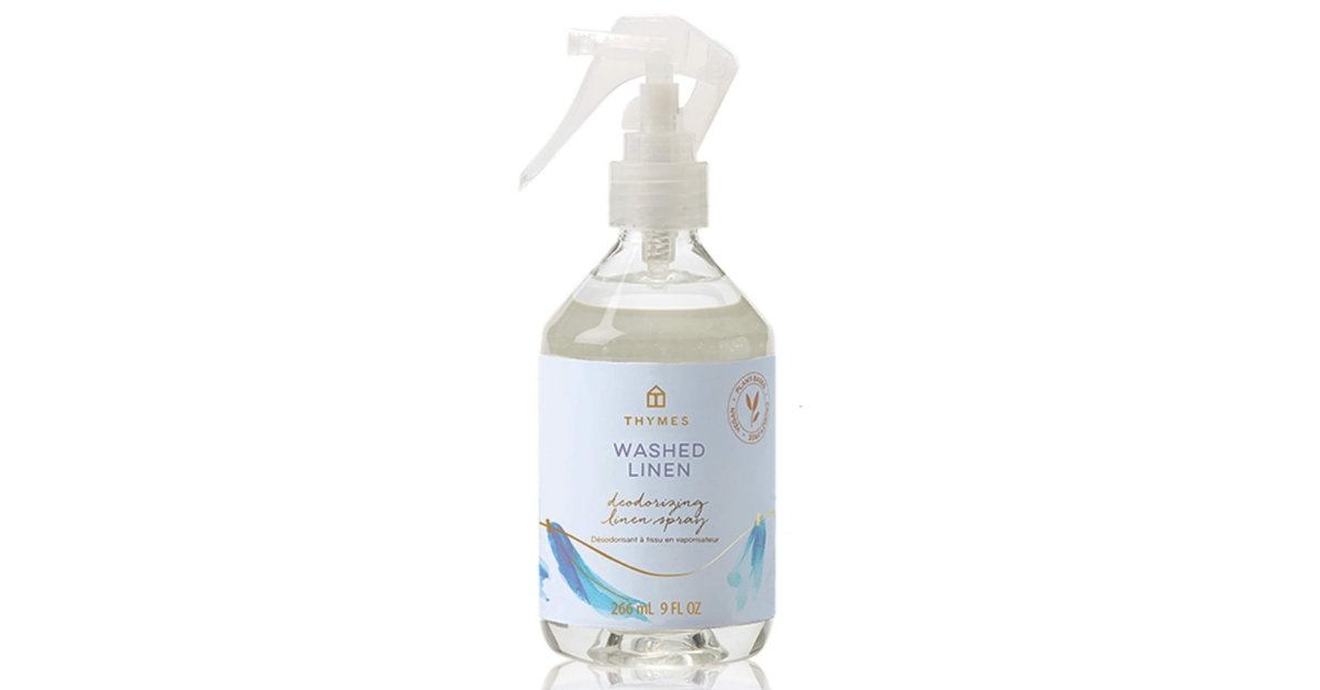 Thymes Linen Spray, best linen sprays for bedrooms